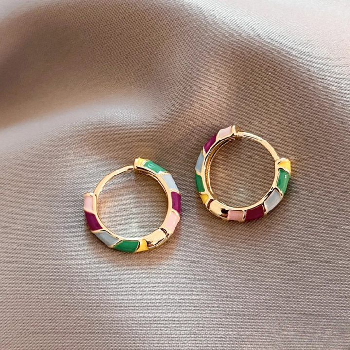 Elegant Multi-Hued Earrings